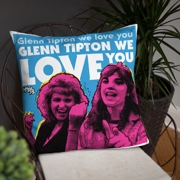 "Glenn Tipton We Love You" Basic Pillow