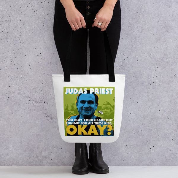 "Play Your Heart Out Tonight" Tote bag