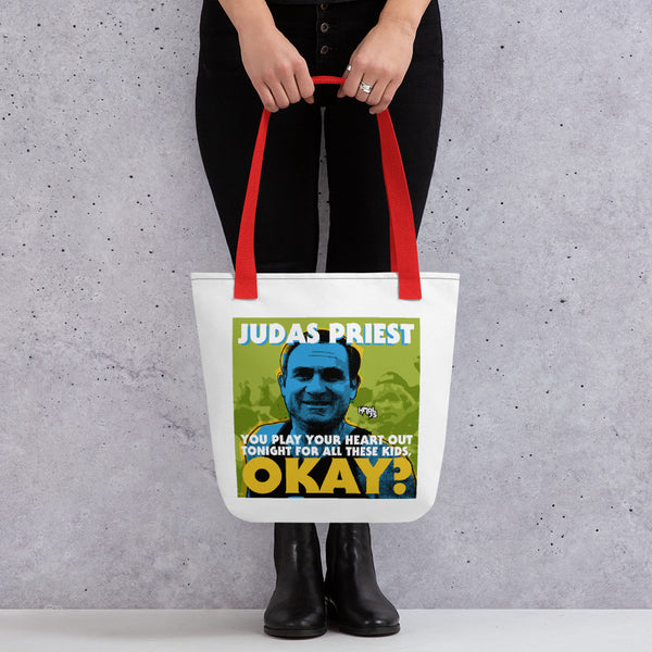 "Play Your Heart Out Tonight" Tote bag
