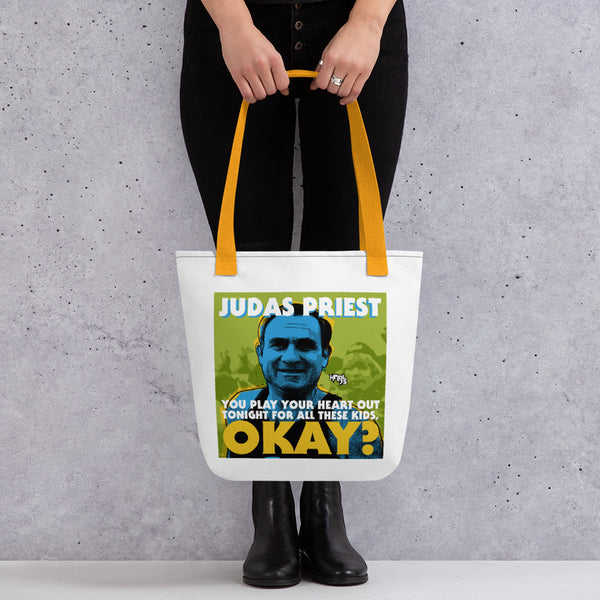 "Play Your Heart Out Tonight" Tote bag