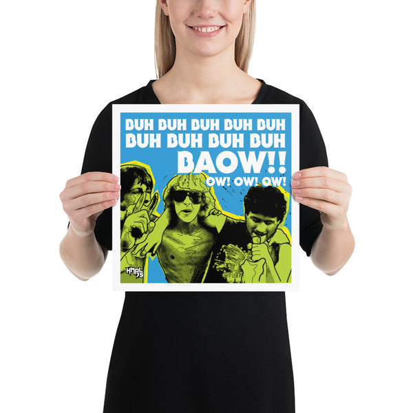 "Baow!! Ow! Ow! Ow!" Poster