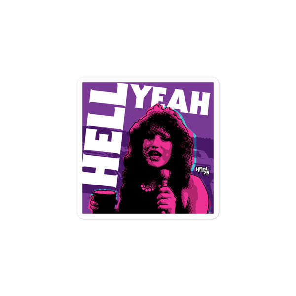 "HELL YEAH" stickers