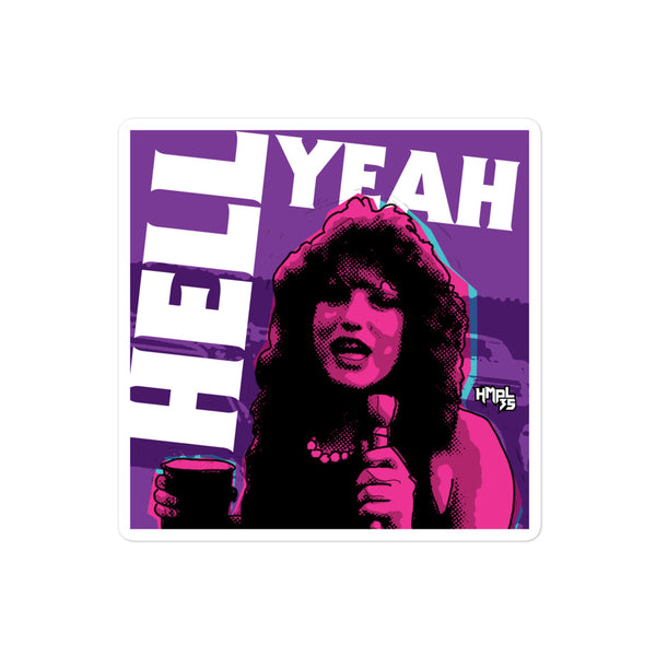 "HELL YEAH" stickers