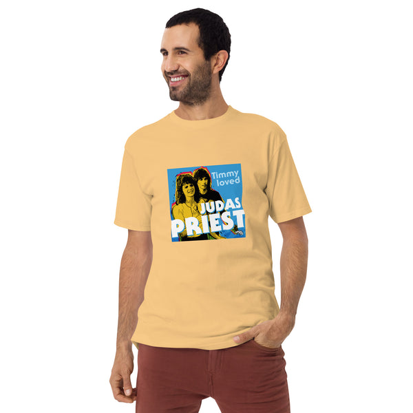 "Timmy Loved Judas Priest" Men’s premium heavyweight tee