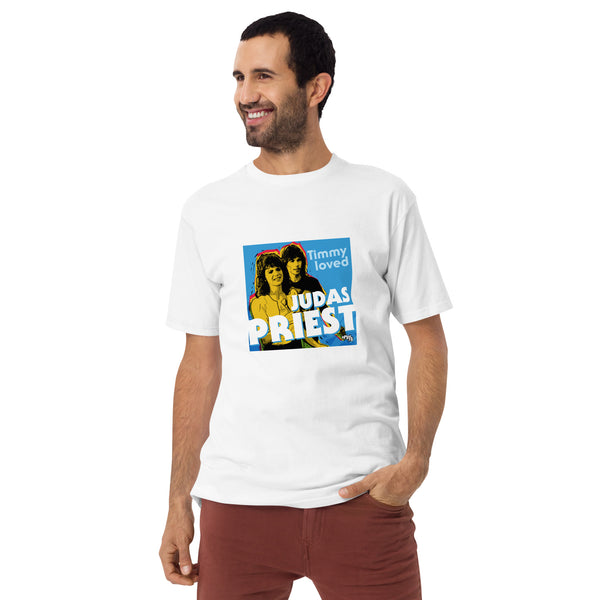 "Timmy Loved Judas Priest" Men’s premium heavyweight tee