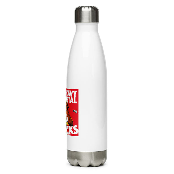 "Heavy Metal Rules" Stainless Steel Water Bottle