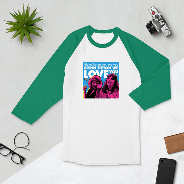 "Glenn Tipton We Love You" 3/4 sleeve shirt