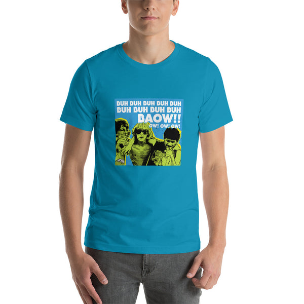 "Baow!! Ow! Ow! Ow!" Unisex T-Shirt