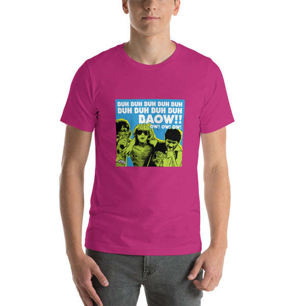 "Baow!! Ow! Ow! Ow!" Unisex T-Shirt
