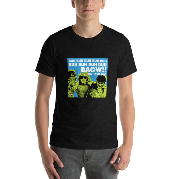 "Baow!! Ow! Ow! Ow!" Unisex T-Shirt