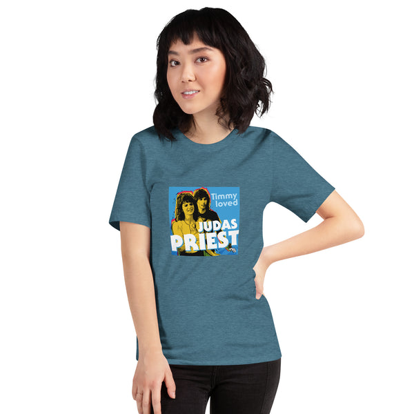 "Timmy Loved Judas Priest" Unisex t-shirt