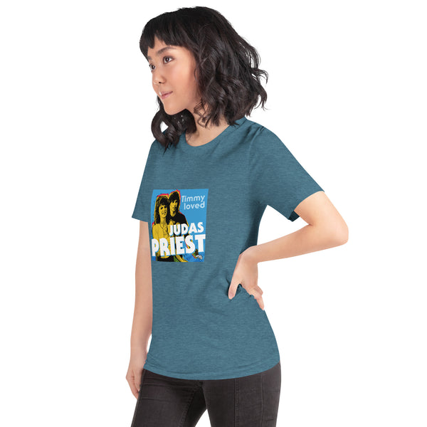 "Timmy Loved Judas Priest" Unisex t-shirt