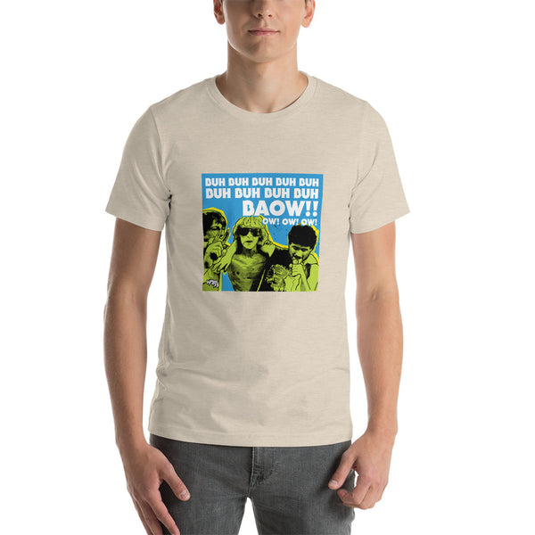 "Baow!! Ow! Ow! Ow!" Unisex T-Shirt