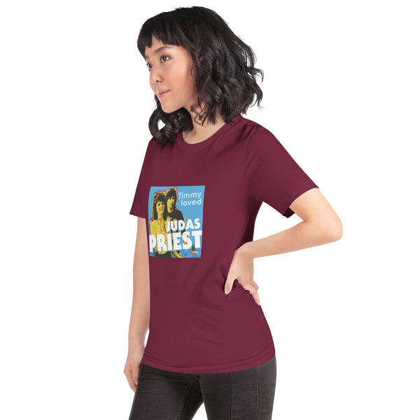 "Timmy Loved Judas Priest" Unisex t-shirt
