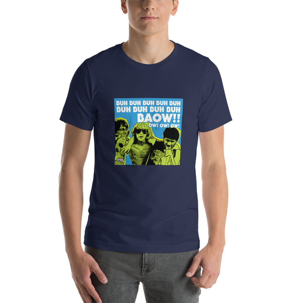 "Baow!! Ow! Ow! Ow!" Unisex T-Shirt