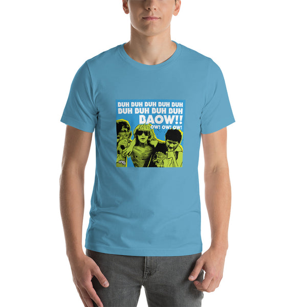"Baow!! Ow! Ow! Ow!" Unisex T-Shirt