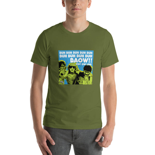 "Baow!! Ow! Ow! Ow!" Unisex T-Shirt