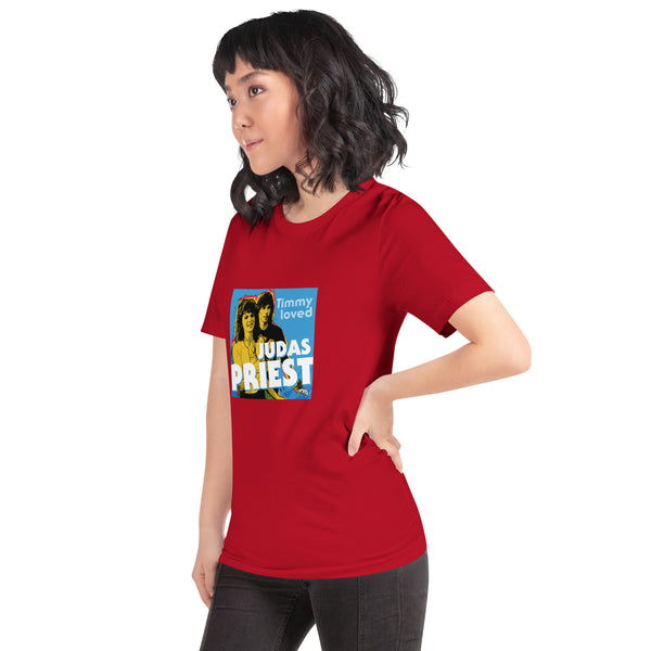 "Timmy Loved Judas Priest" Unisex t-shirt