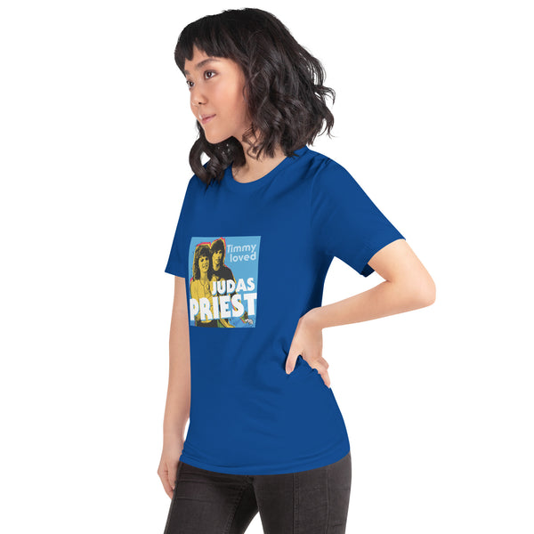 "Timmy Loved Judas Priest" Unisex t-shirt
