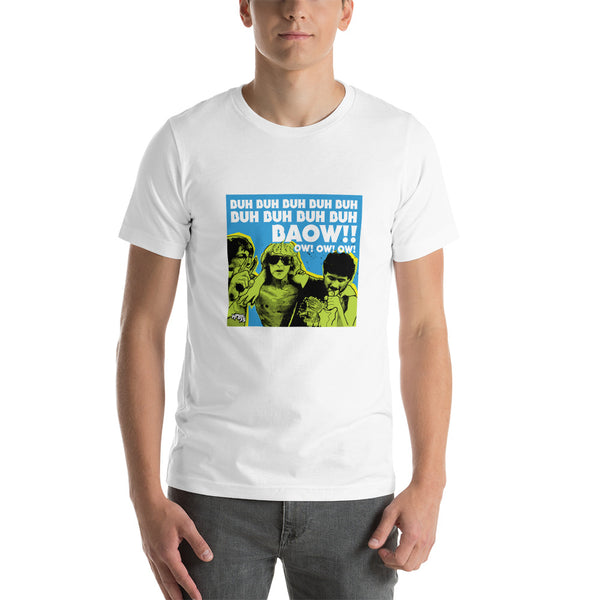"Baow!! Ow! Ow! Ow!" Unisex T-Shirt