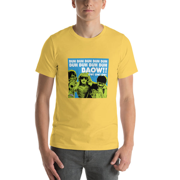 "Baow!! Ow! Ow! Ow!" Unisex T-Shirt