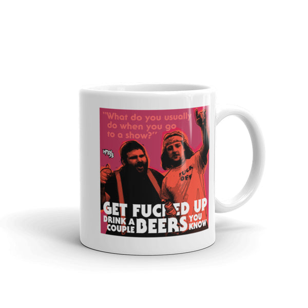 "Get F-Up Drink A Couple Beers" mug