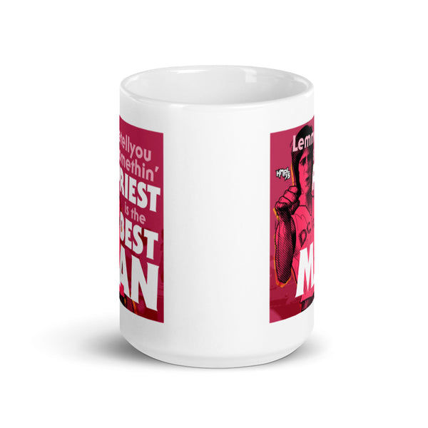 "Priest is the Best, Man" coffee mug