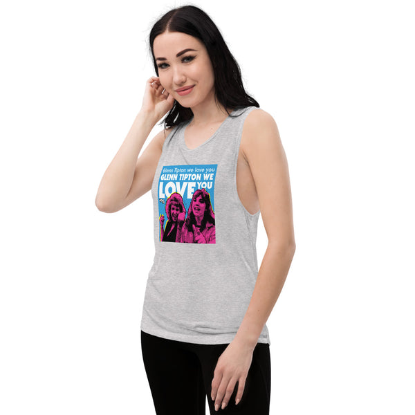 "Glenn Tipton We Love You" Ladies’ Muscle Tank