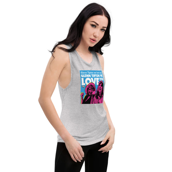 "Glenn Tipton We Love You" Ladies’ Muscle Tank