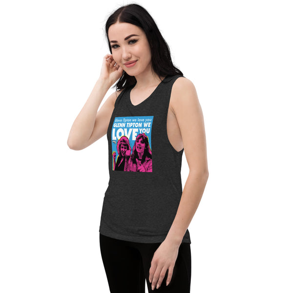 "Glenn Tipton We Love You" Ladies’ Muscle Tank
