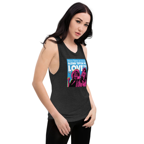 "Glenn Tipton We Love You" Ladies’ Muscle Tank