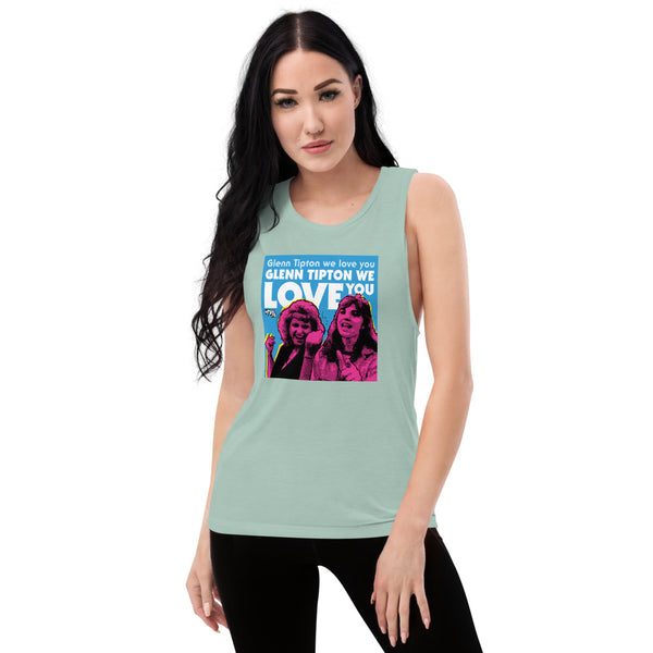 "Glenn Tipton We Love You" Ladies’ Muscle Tank