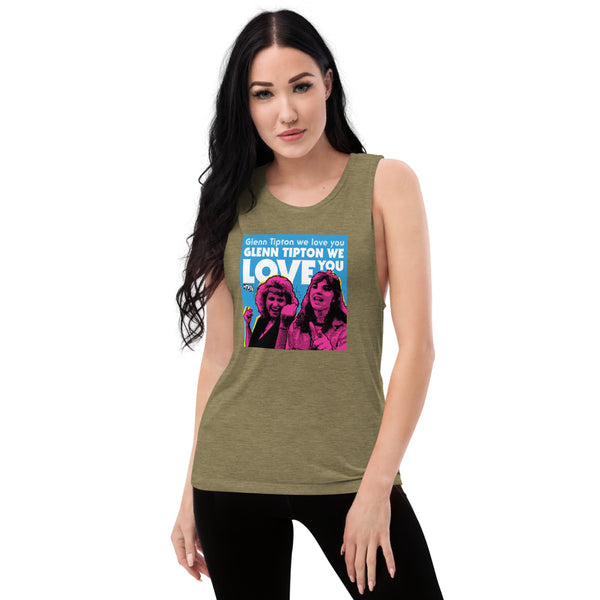 "Glenn Tipton We Love You" Ladies’ Muscle Tank
