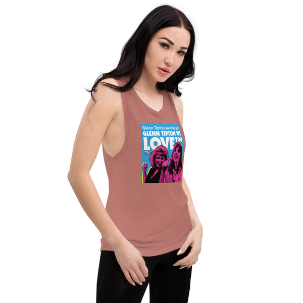 "Glenn Tipton We Love You" Ladies’ Muscle Tank