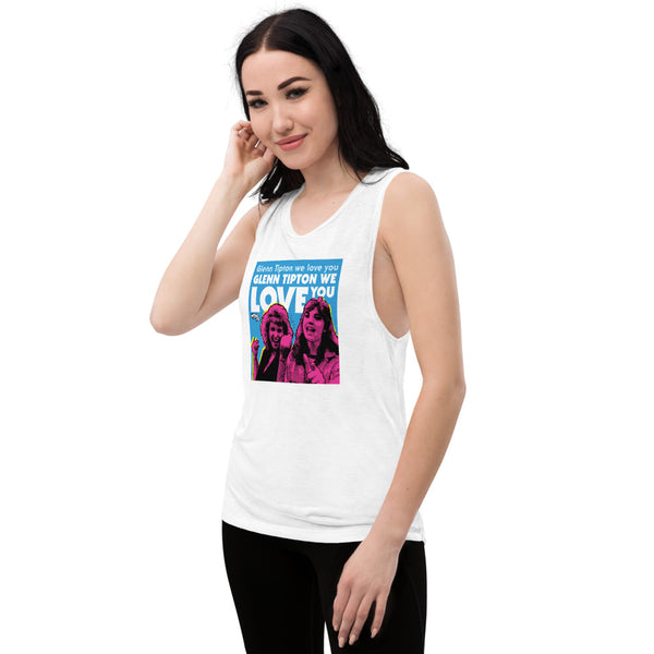 "Glenn Tipton We Love You" Ladies’ Muscle Tank