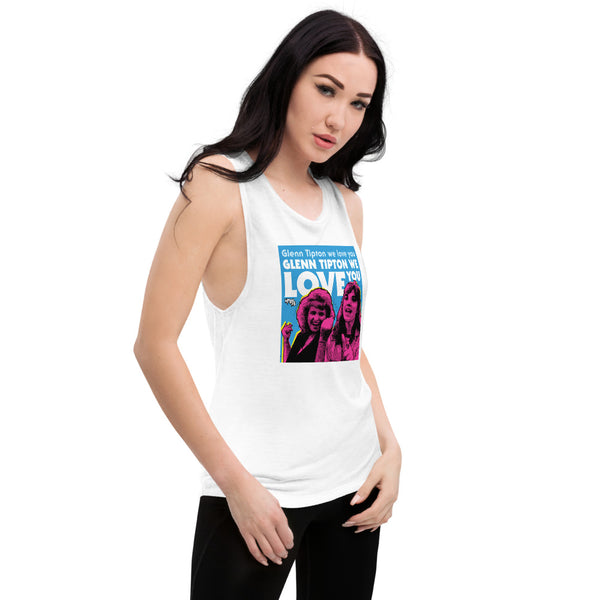 "Glenn Tipton We Love You" Ladies’ Muscle Tank